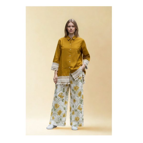 Mustard Floral Co-Ord Set