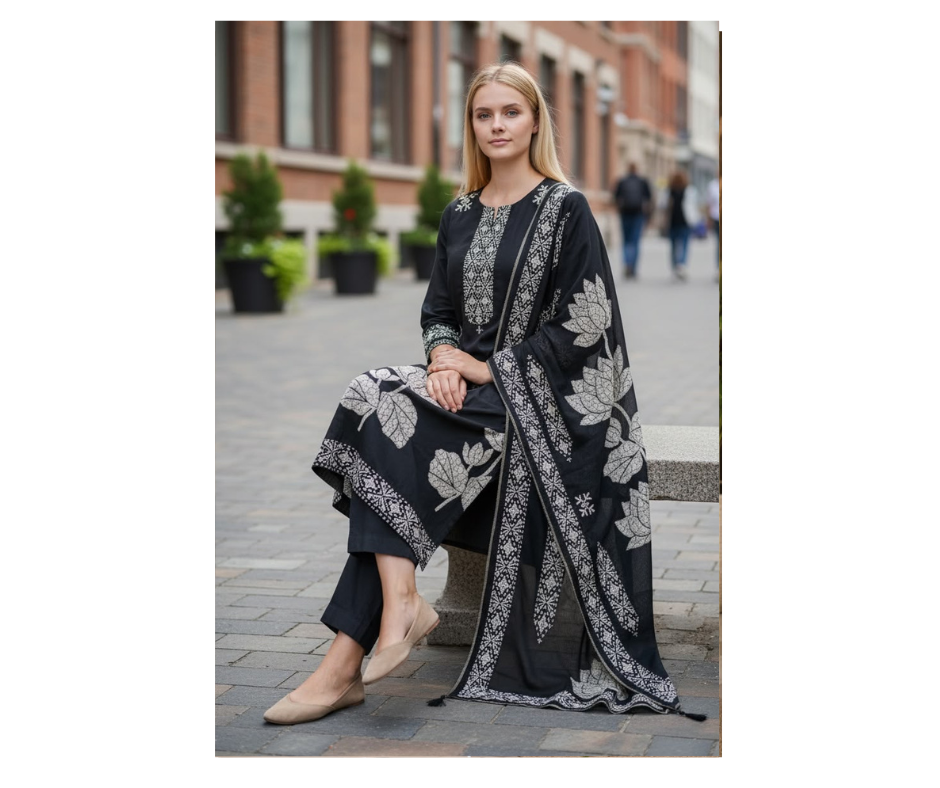 Suit with Dupatta